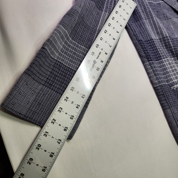 🔆Vintage Worthington Blue & White Plaid Blazer Size 6 - Picture 11 of 11